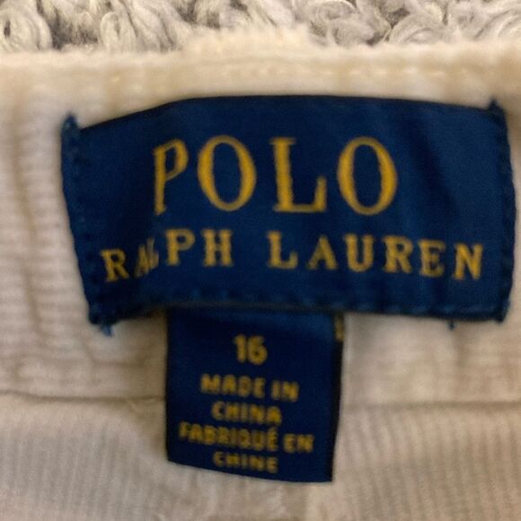 POLO RALPH LAUREN 16 Unisex Corduroy Pants - Picture 3 of 10
